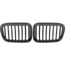 DESIGNGRILL SET SCHWARZ-MATT (1214640), BMW E46 98-01 LIMOUSINE/TOURING